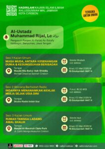 HADIRILAH KAJIAN ISLAM ILMIAH KOTA CIREBON (3 MEI 2026)